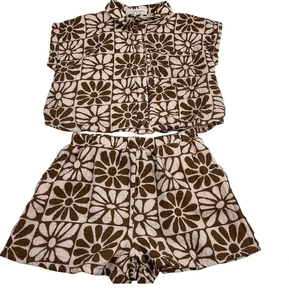 Grayson Threads girls brown